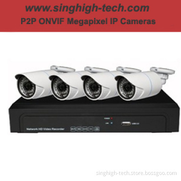 4CH*1080P H. 264 Poe IP Camera Poe NVR Kit (NSN7134KP40)